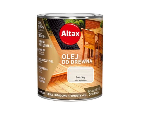 Wood oil Altax white 750 ml