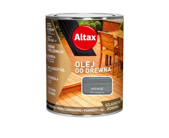 Wood oil Altax anthracite 750 ml