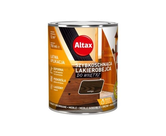 Цветной лак для внутренних работ ALTAX 750 мл венге