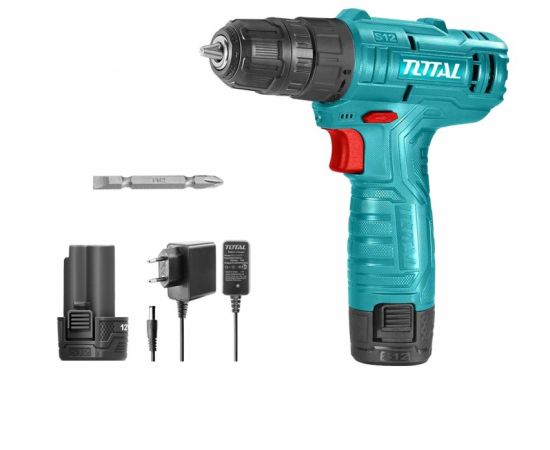 Cordless drill-screwdriver Total TDLI12415 12 V