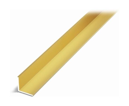 Алюминиевый уголок PilotPro золотой 30х30х1,5 1 м