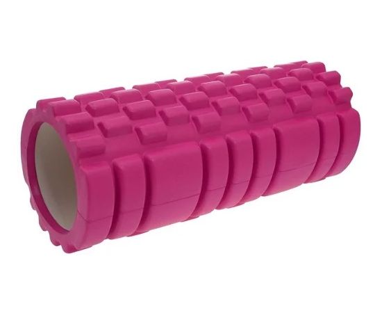როლერი მასაჟისთვის LifeFit Yoga roller A01 33x14 სმ ვარდისფერი