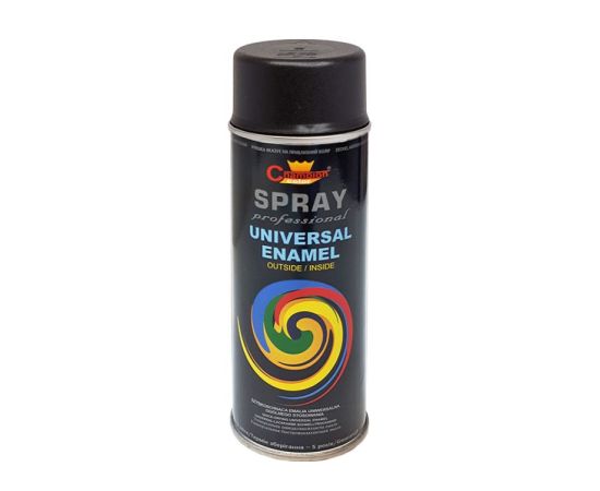 Universal spray paint Champion Universal Enamel RAL 9005 400 ml matte Black