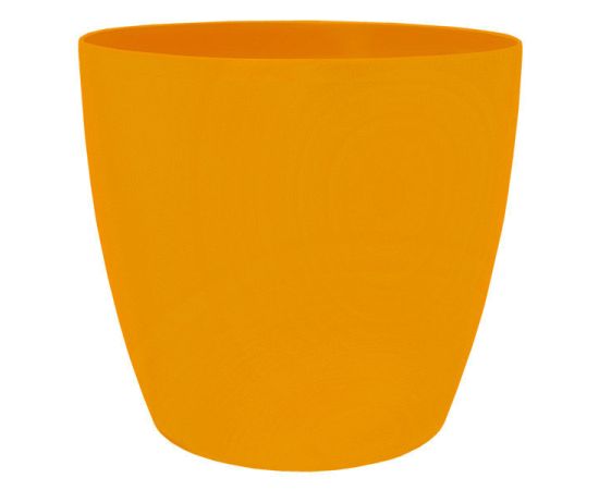 Пластиковый горшок Aleana Матильда 24x22 светло оранжевый