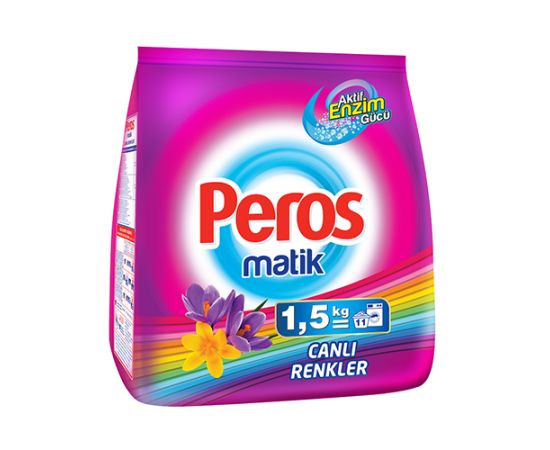 სარეცხი ფხვნილი Peros automat Color 1.5 კგ
