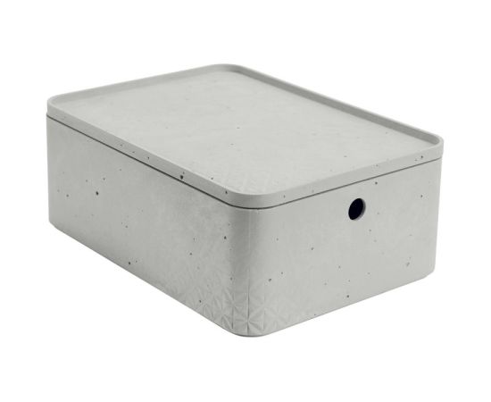 Container plastic Curver Concrete 8L light gray