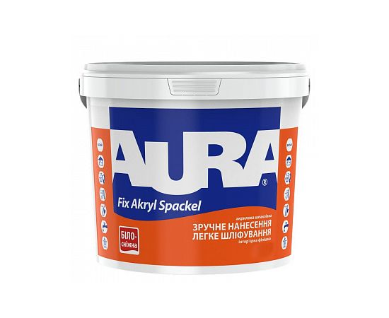 Building acrylic putty Eskaro Aura fix akryl spackel snowy 16,5 kg