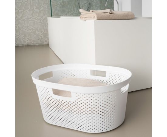 Linen basket Curver Infinity white