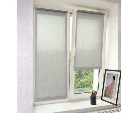 Curtain Delfa Aura SRSH-03-2720 220/170 cm light gray