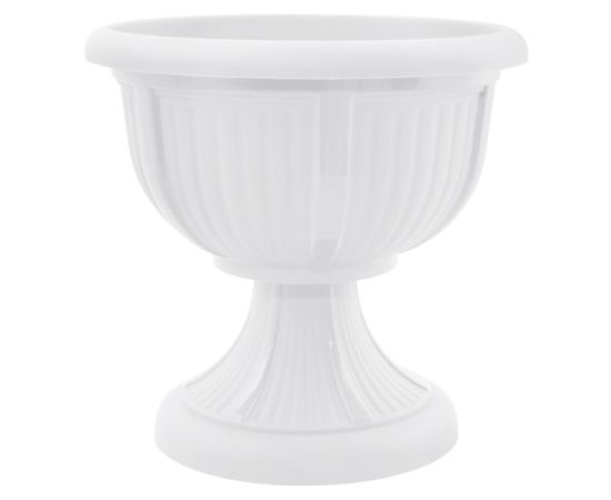 Flower Pot Plastic with a stand Leon 51 (white)