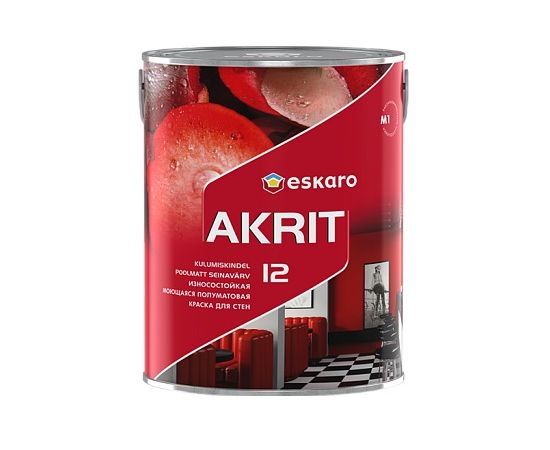 Краска износостойкая Eskaro Akrit 12 2.85 л
