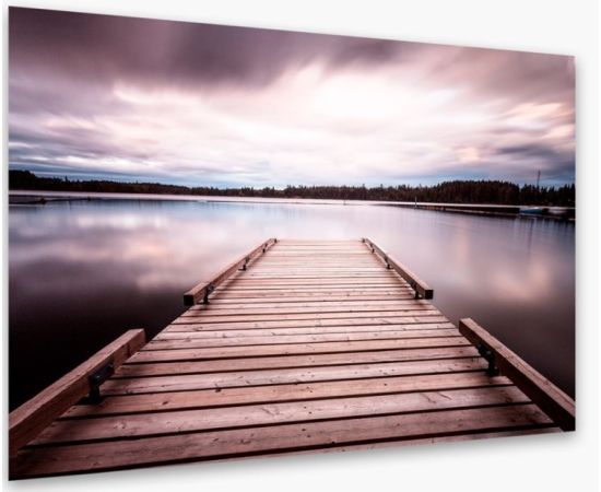 Glass picture Styler Violet Jetty GL385 70X100 cm