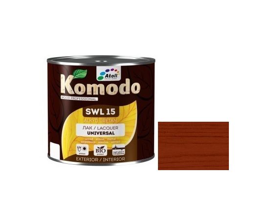 Varnish Komodo Universal SWL-15 2 l mahogany