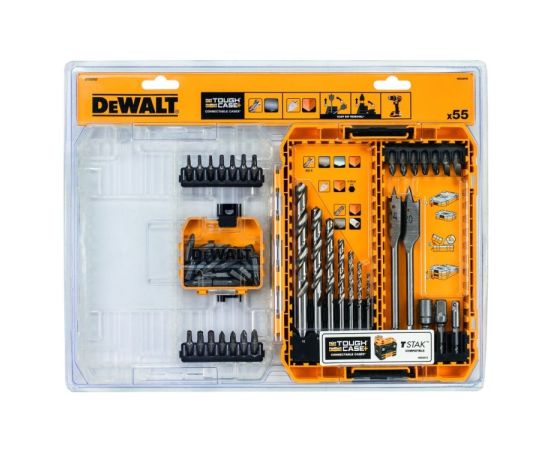 Drill and bit set DeWalt DT70757-QZ 56 pcs