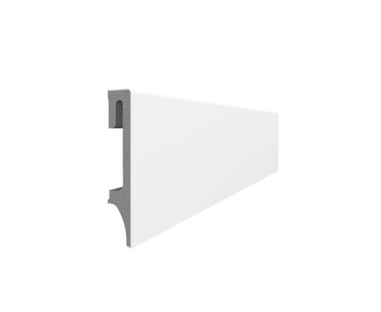 Skirting board VOX Profile Espumo ESP201 2400x80x16 mm white