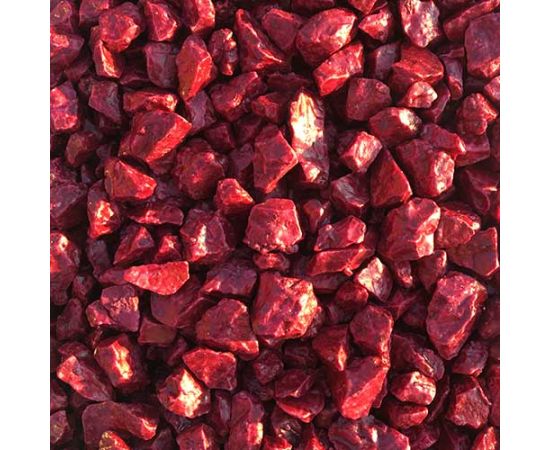 Decorative painted stone red 1kg