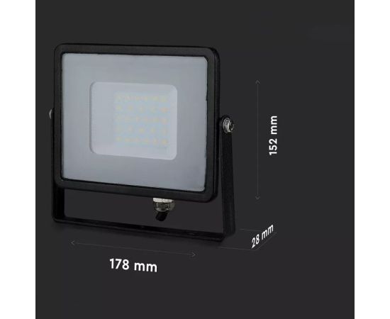 პროჟექტორი V-TAC LED Samsung 402 IP65 6400K 30W