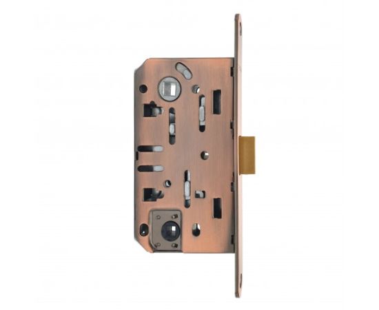 Silent mortise lock Soller 600WC-AC copper without key for latch
