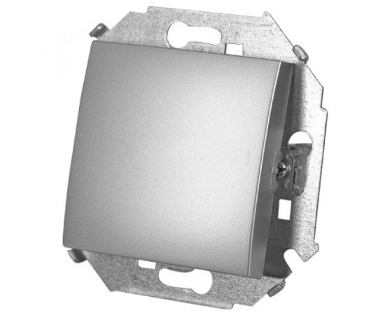 Switch pass-through without frame Simon 15 1591201-033 1 key aluminum