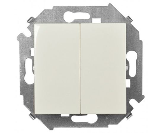 Switch pass-through without frame Simon 15 1591397-031 2 key beige