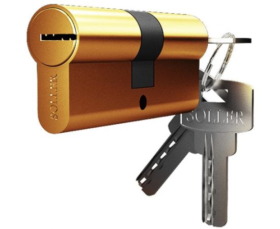 Cylinder Soller F5 70 profile key gold