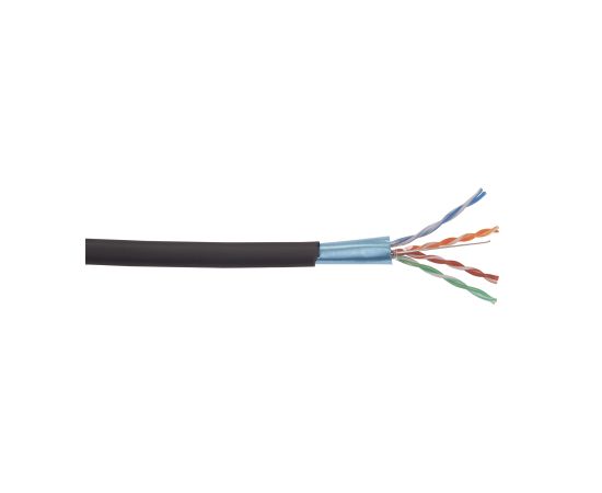 Cable F/UTP cat5E 4х2х24AWG LDPE black