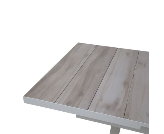 მაგიდა 2070/2670x1050x750 თეთრი