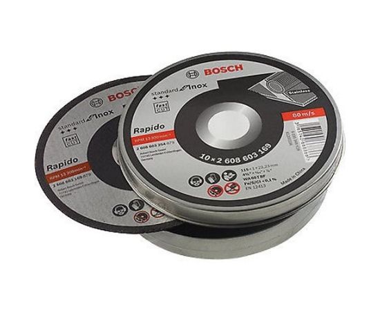 Отрезной диск Bosch Cutting disc Standard for Inox 115x1x22.23mm, S