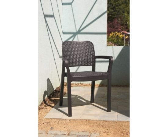 Chair Allibert Samanna 53x58x83 brown