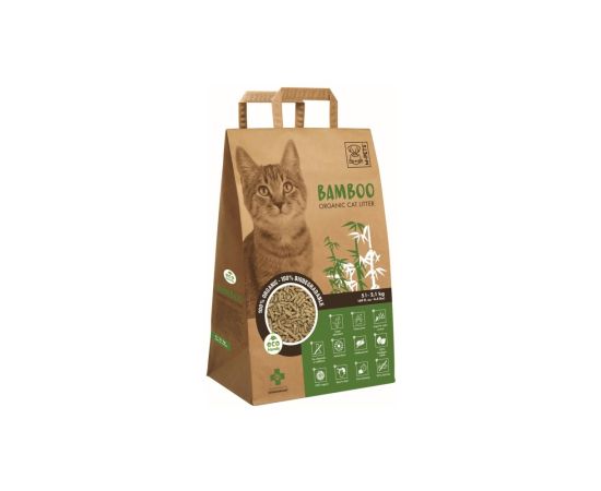 Organic bamboo litter for cats M-Pets 5l