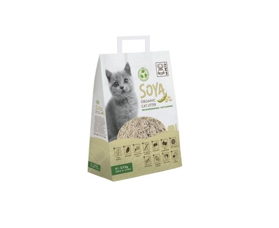 Organic soy litter for cats M-Pets 6l