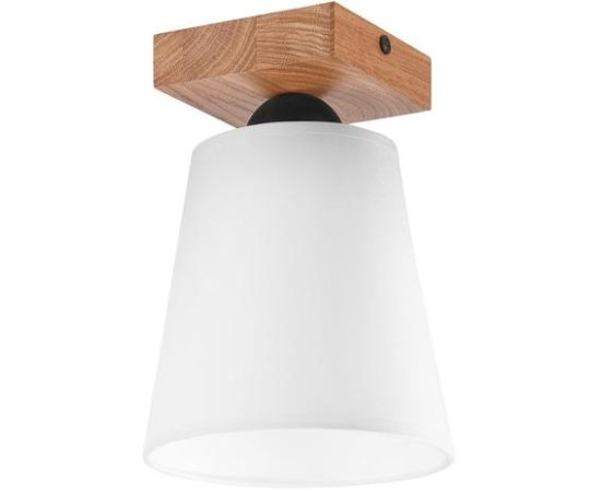 Ceiling lamp Lamkur LULA 1 E27 oak white 47577