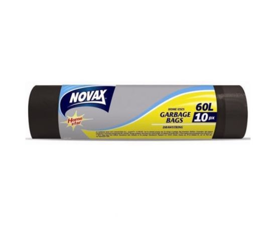 Packages for garbage with a tightening Novax 60 l / 10 pcs.