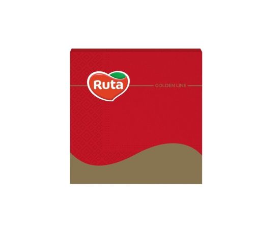 ხელსახოცი Ruta 33x33 20ც 3ფენიანი არომატიზირებული წითელი 1676