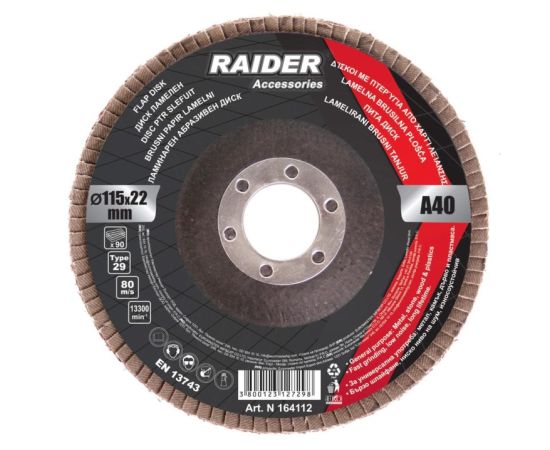 Flap disk Raider А-100 RD 115 mm