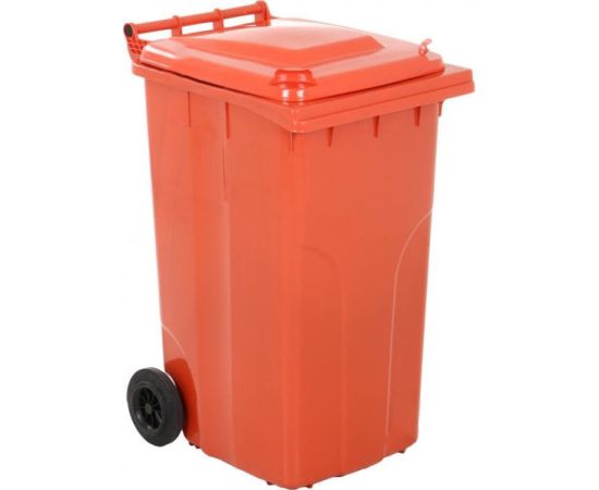 Урна для мусора Aleana 120 л оранжевая