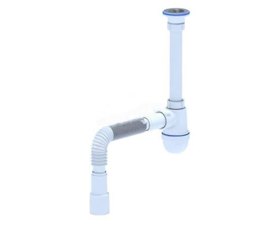 Siphon with flexible pipe ANI PLAST 1/2" 40х40/50 C0115EU