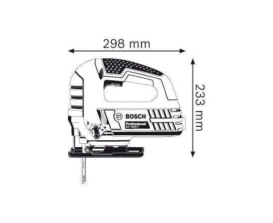 Jigsaw Bosch GST 8000 E Professional 710W (060158H000)