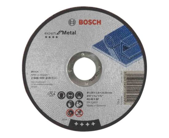Отрезной диск по металлу Bosch Expert for Metal 125x1.6x22.23 мм