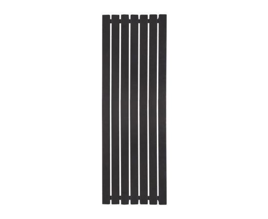 Decorative radiator Dekorpan Boston black mat 48x160 cm