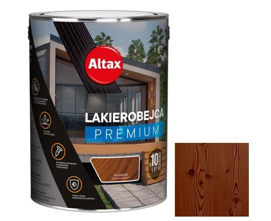 Лазурь толстослойная Altax Premium палисандр 5 л