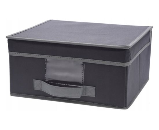 Storage box Koopman WITH FLIP LID GRAY
