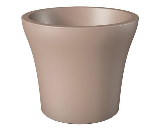 Outdoor plastic pot Scheurich No1 Style 268/30 LIVING TAUPE