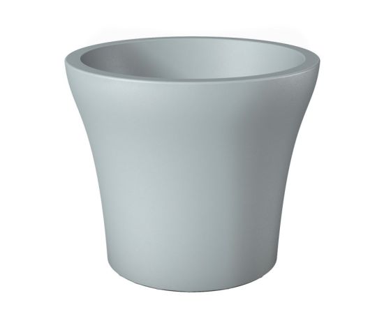 Outdoor plastic pot Scheurich 268/48 No1 Style PURE GREY