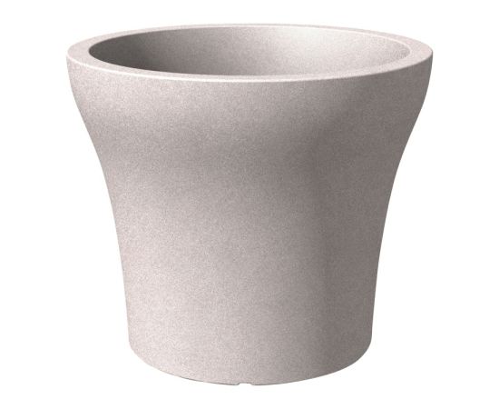 Outdoor plastic pot Scheurich No1 Stone 258/40 TAUPE GRANIT
