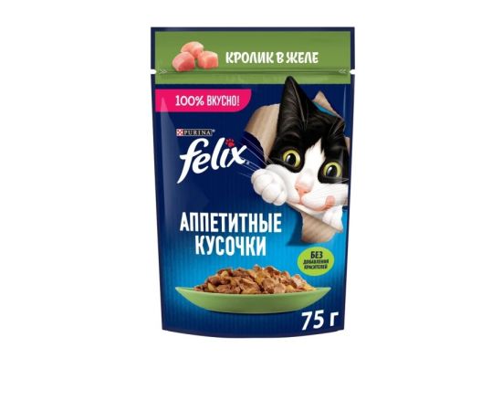Jelly cat Felix rabbit meat 75g