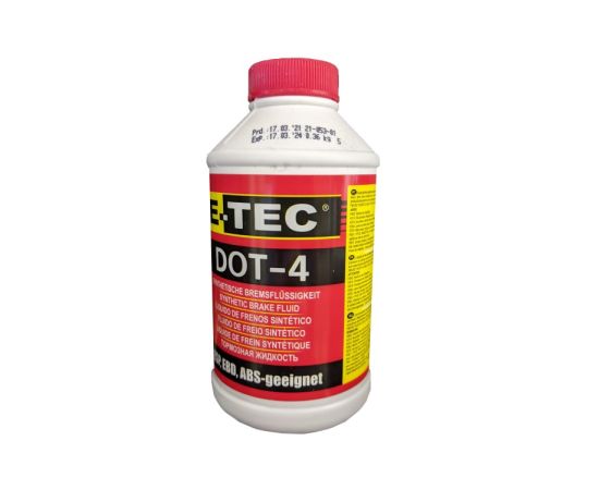 Brake fluid E-tec Dot-4 375 ml