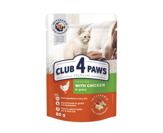Желе 4 Paws для котят куриное мясо 0,08кг