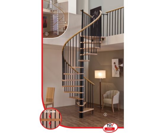 Spiral staircase Minka Spiral Decor 3090 mm