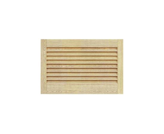 Doors wooden panel jalousie Woodtechnic pine 395х494